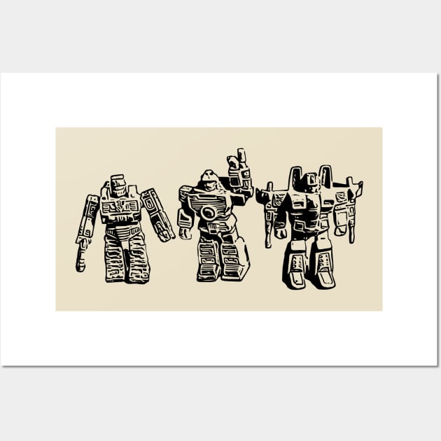 Vintage action figure Wall Art by VonStreet